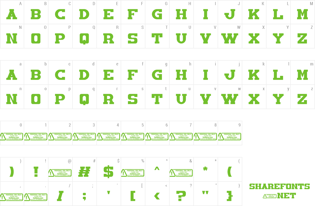 Font Football preview